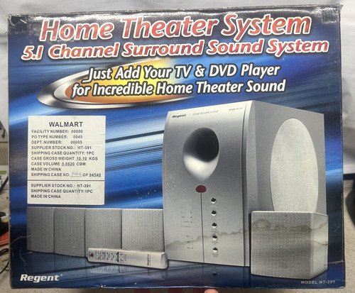 Sistema home theater regent - sistema,