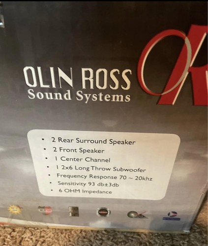 Olin ross or6050 1ch sistema - olin, 5.1ch